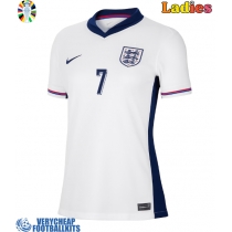 England Bukayo Saka #7 Replica Home Shirt Ladies Euro 2024 Short Sleeve